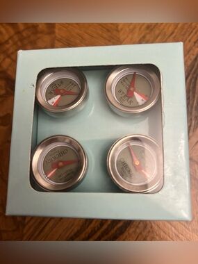 Cupini Essentials Set Of 4 Meat Thermometers - 2 Chicken/2 Steak - Looks Unused
